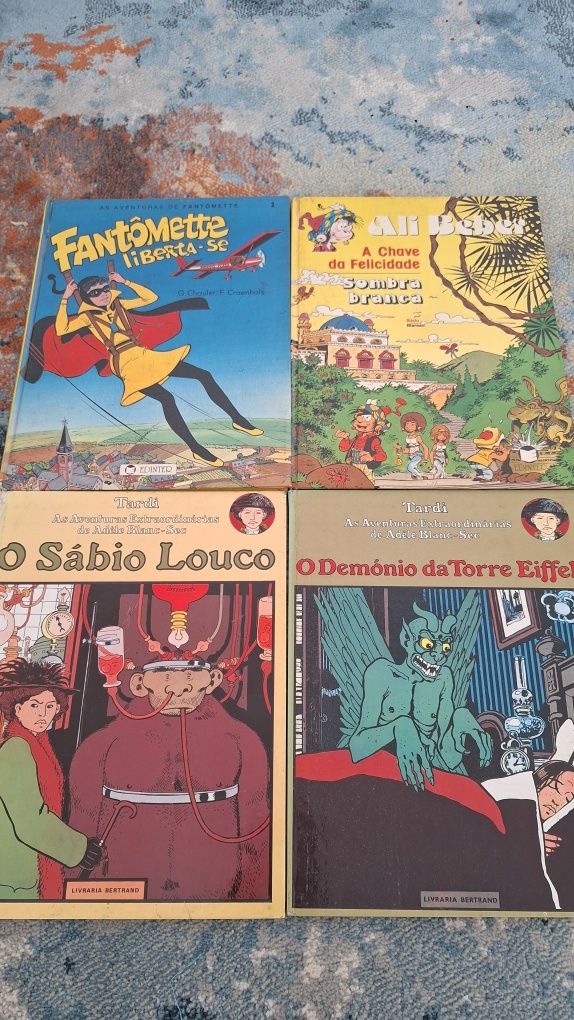 Livros BD capa dura