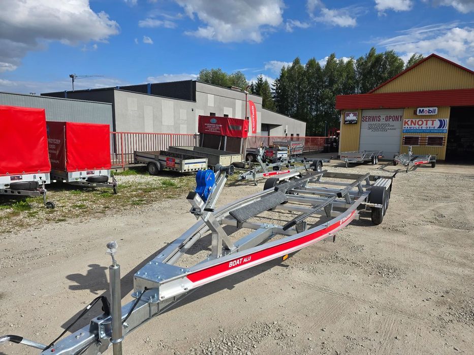 TEMARED B35/3 T Alu  przyczepa pod jachty, aluminium, łodzie, motorówki, yachty, żaglówki