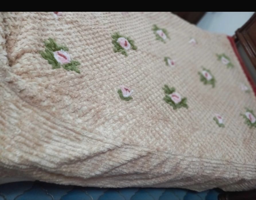 Manta de cama de felpo