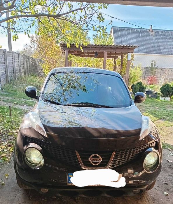 Водій зі своїм авто Ніссан Жук