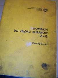 Katalog części do kombajnu do buraków Z 413