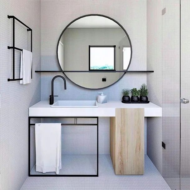 NOWE Lustro Loft Rea 80 70 i 60 40 cm  czarne