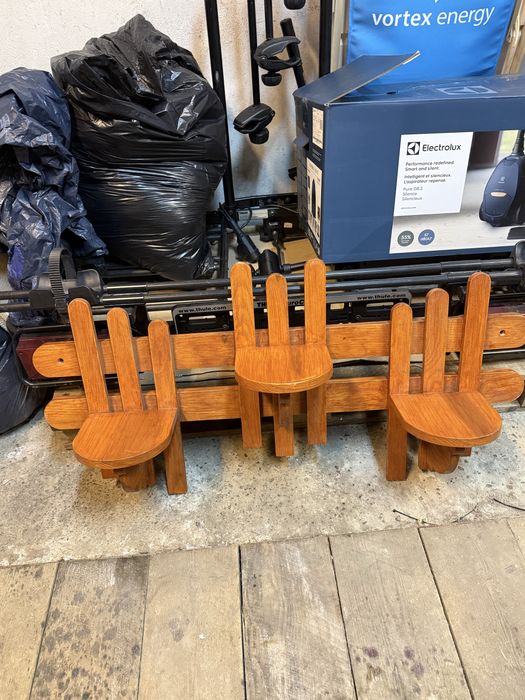 Drewniany stojak na kwiaty doniczki kwietnik