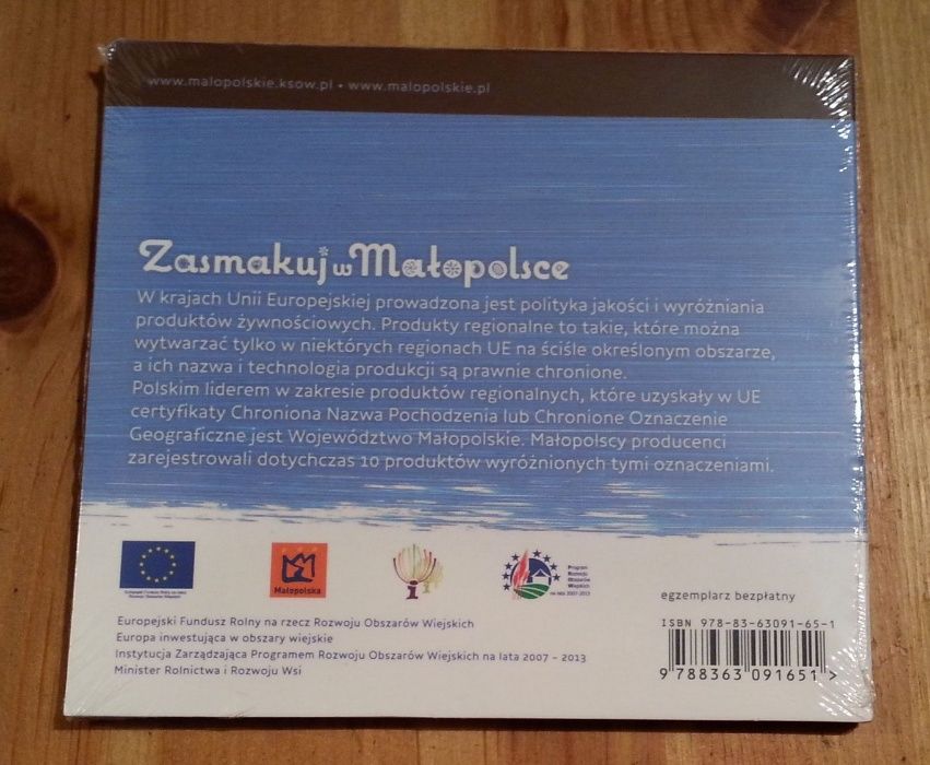 Zasmakuj w Małopolsce - płyta CD - produkty regionalne tradycyjne