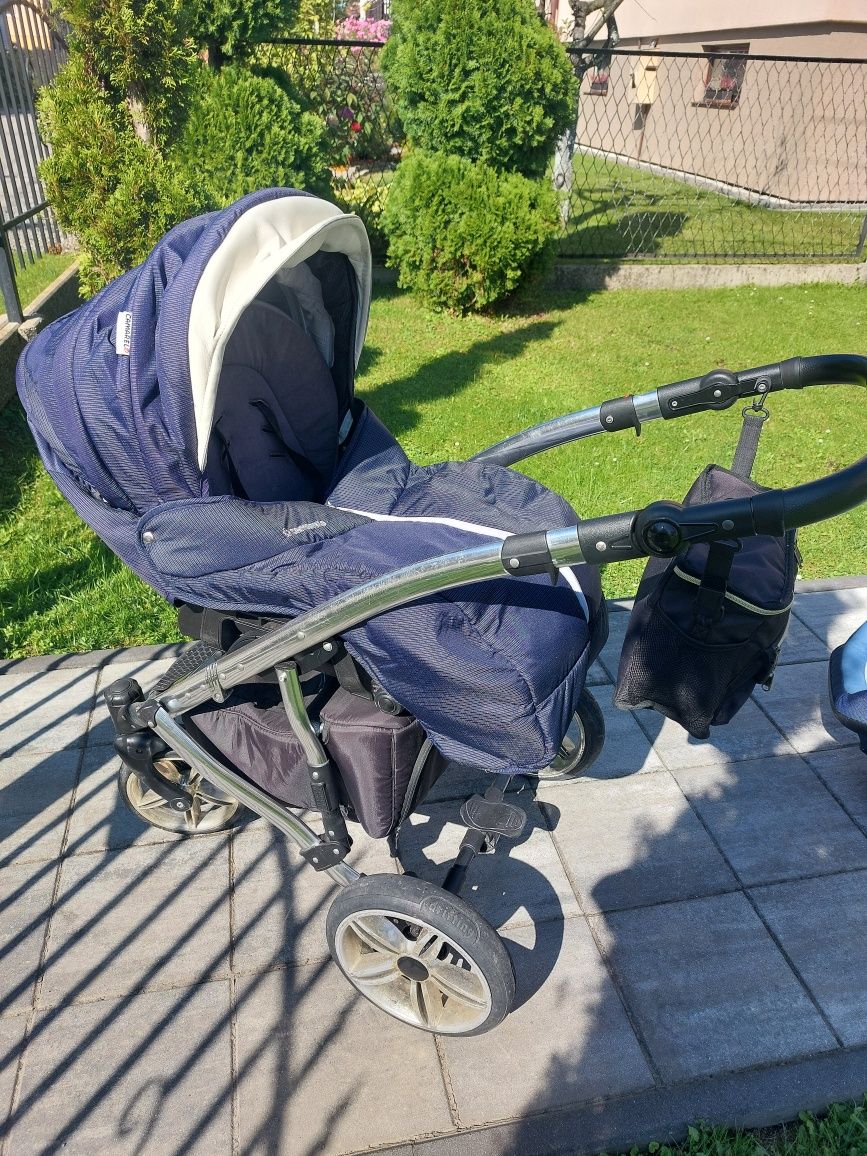 Wózek 3w1 CAMARELO+nosidełko+fotel samochodowy