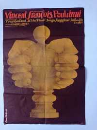 Vincent, Francois, Paul i inni - C. Sauteta -plakat filmowy -1976 rok