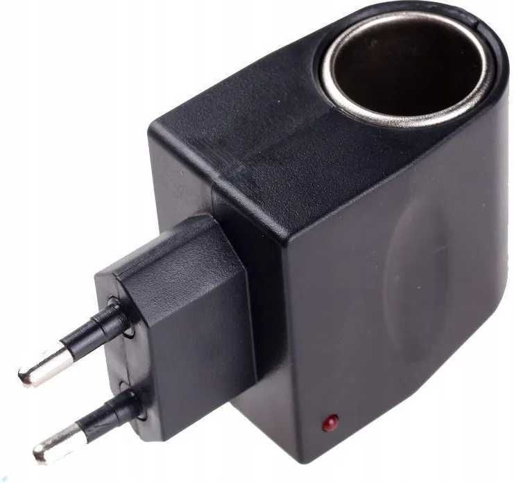 PRZEJŚCIÓWKA ADAPTER AC 230V - GNIAZDO Zapalniczki DC 12V Przetwornica