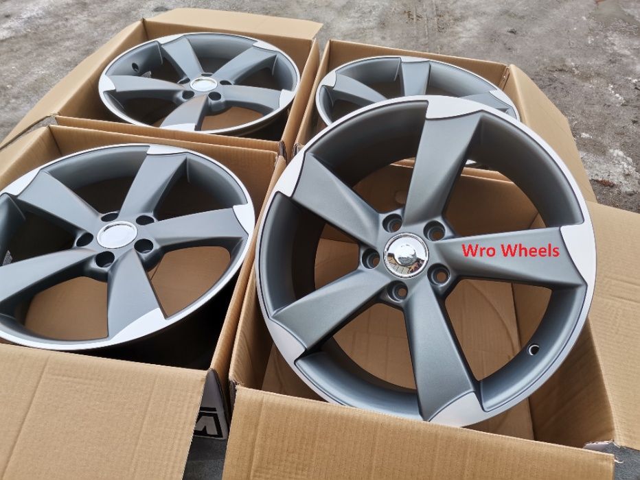 Alufelgi 5x112 17" ET35 Audi A3 A4 B6 B7 B8 A6 C5 C6 C7 Q2 Q3 Q5 Rotor