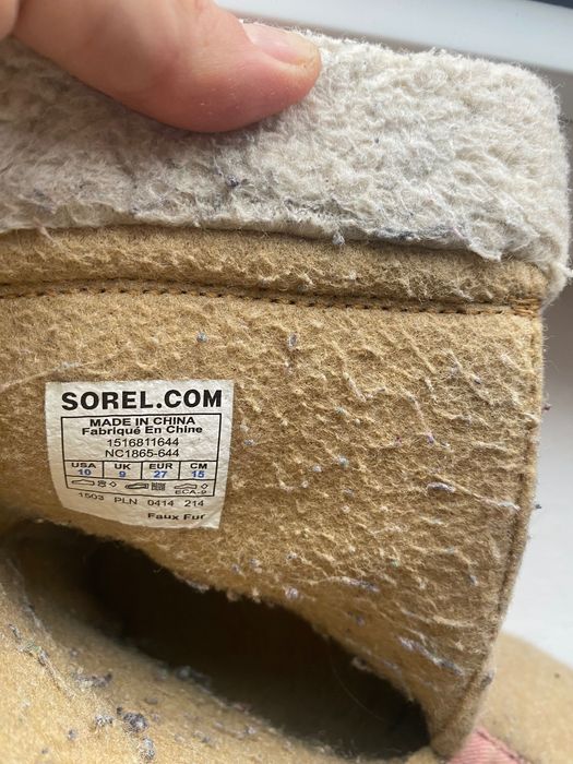 Сноубутси Sorel 26-27 розмір