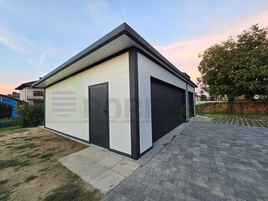 garaż z płyty warstwowej PIR 10x7 MONTAŻ TRANSPORT CAŁY KRAJ GRATIS