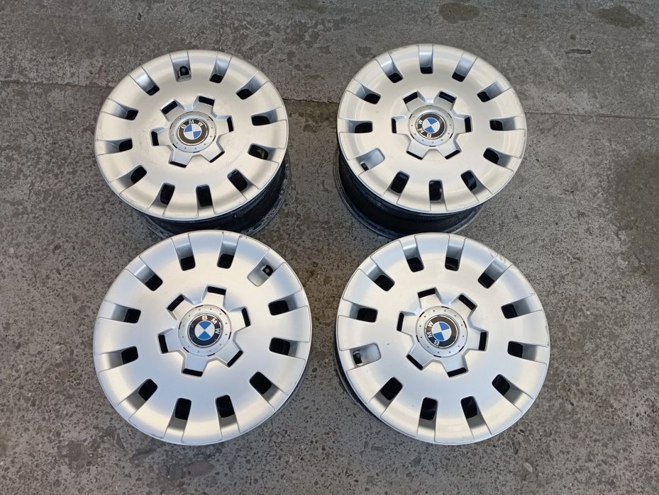 Диски алюмінієві R 15  5/120 BMW 3 e46 з ковпаками