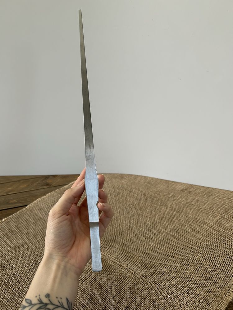 Pęseta długa prosta do akwarystyka terrarystyka 38 cm