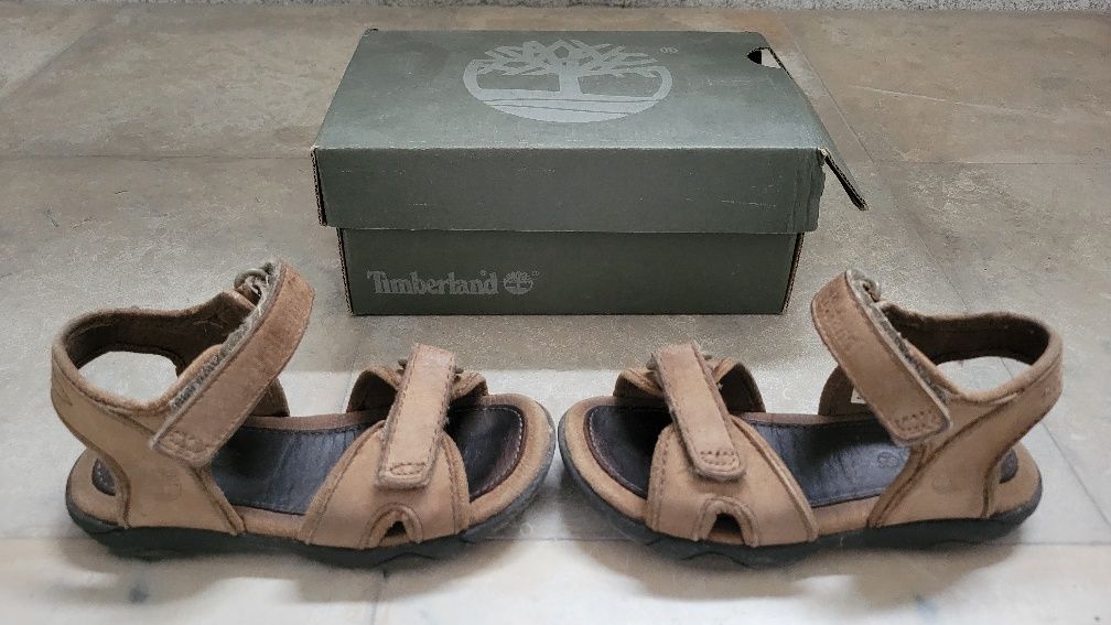 Sandália timberland 27 pele criança