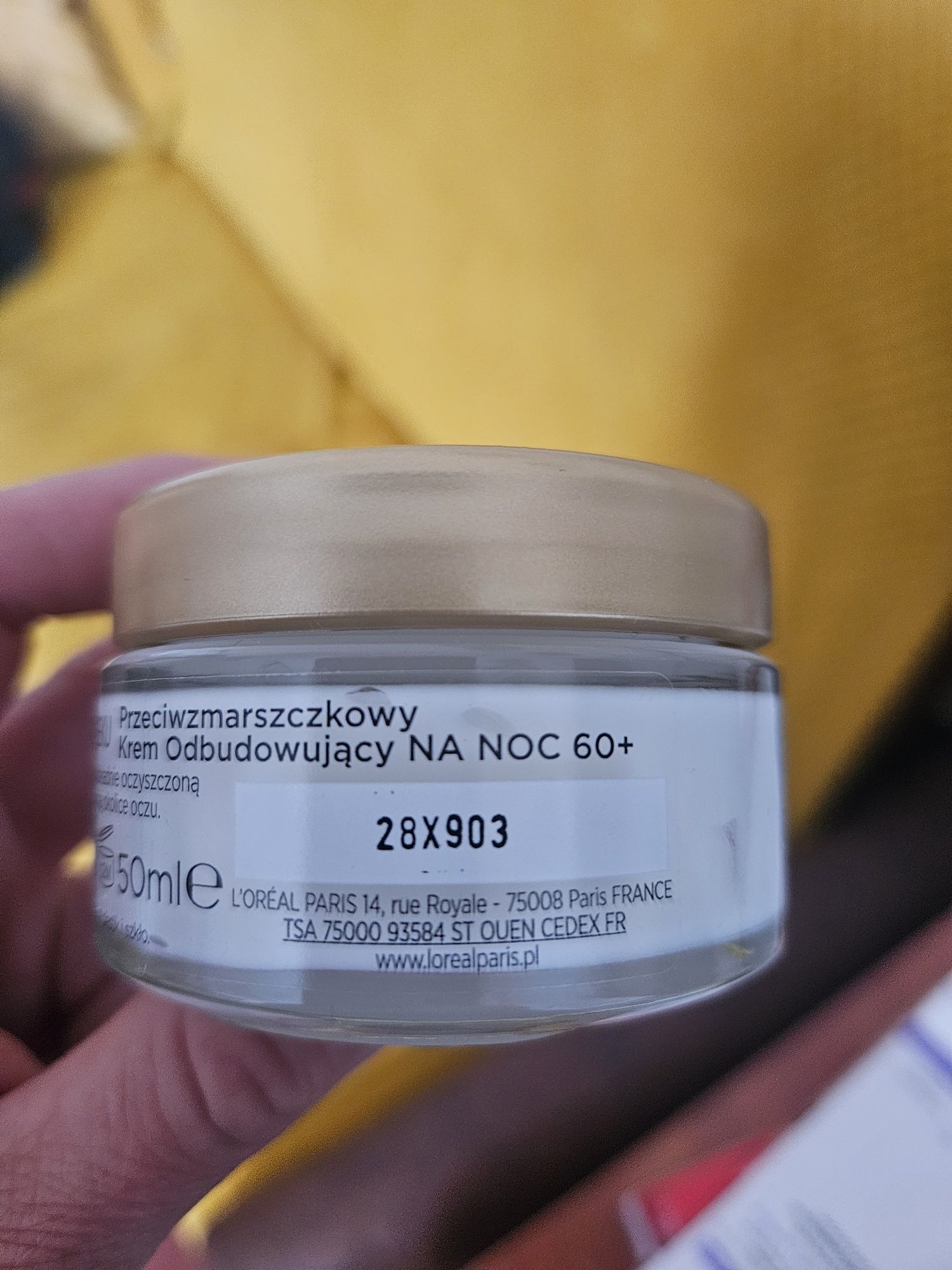 Nowy L'oreal ekspert wieku 60+ krem na noc