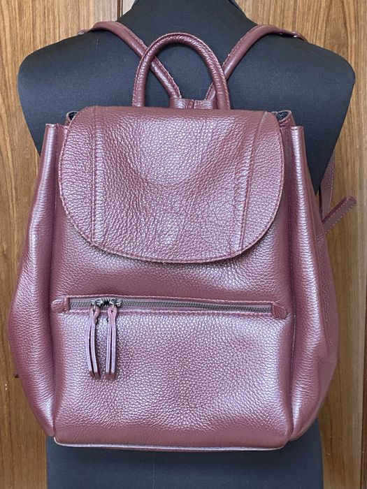 Женская сумка рюкзак натуральная кожа