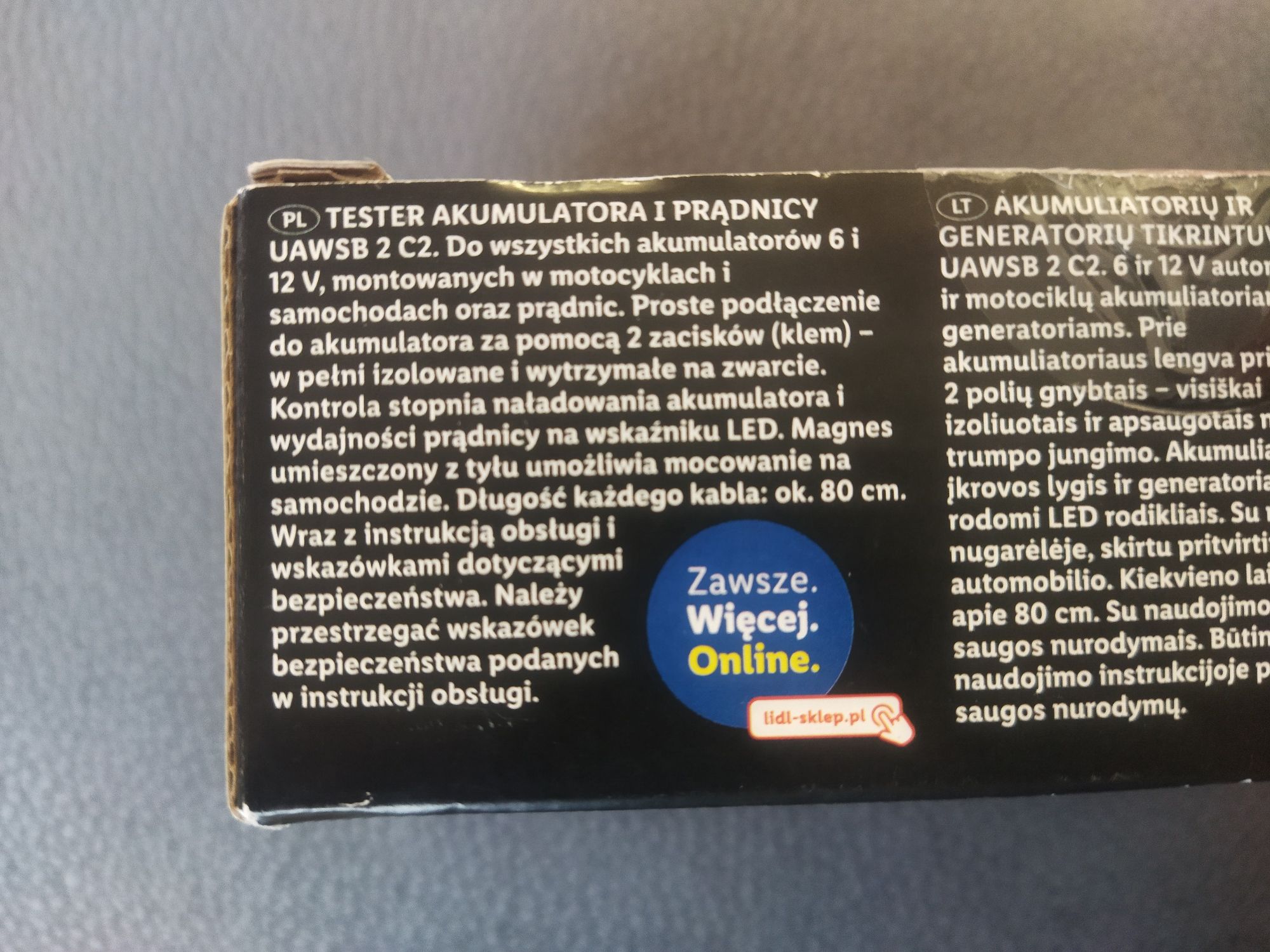 Tester akumulatorów i prądnic ultimate speed