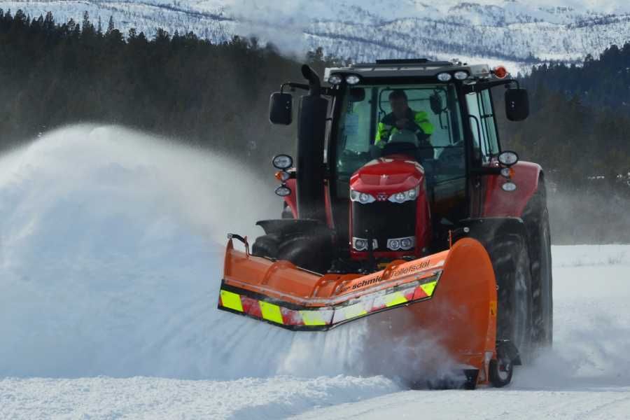 Pług do śniegu Tellefsdal K 70 Schmidt odśnieżny hydrauliczny filmy