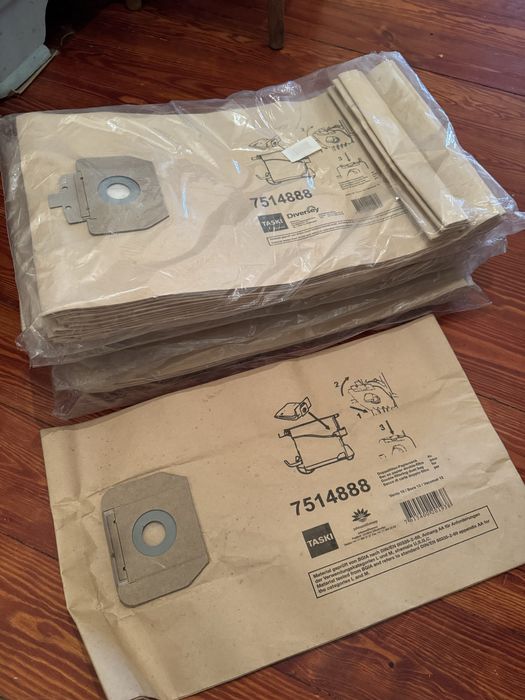 40x Sacos de aspirador TASKI Bora Vento Vacumat NOVO