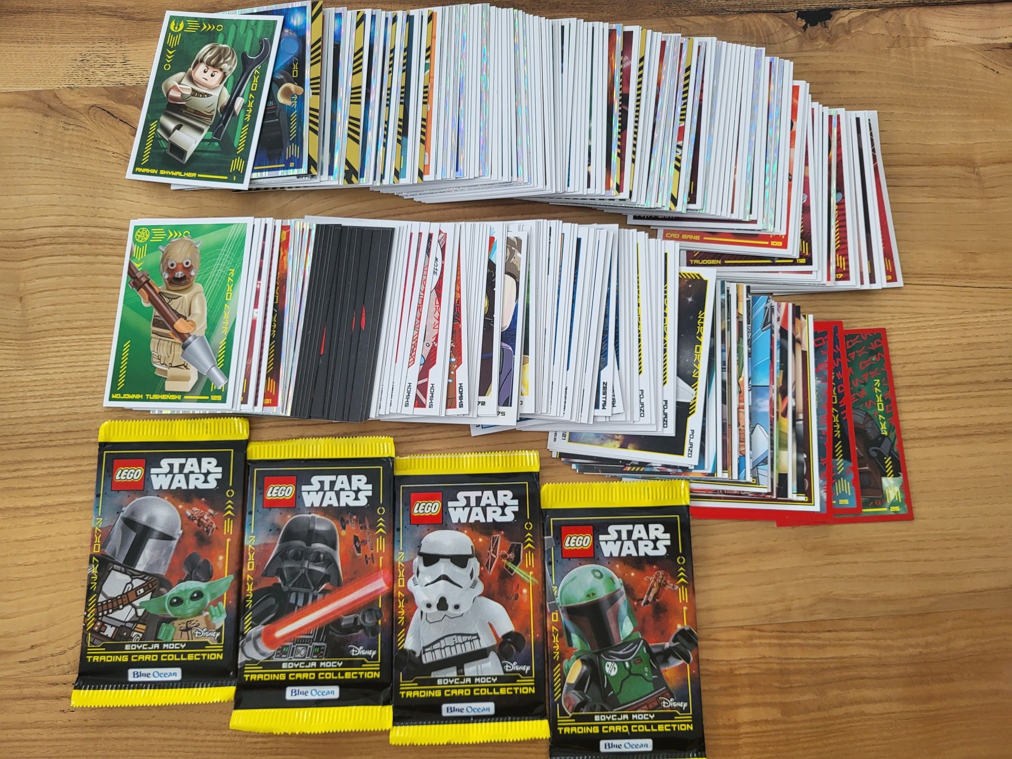 Zestaw 110 różnych kart Lego Star Wars 4