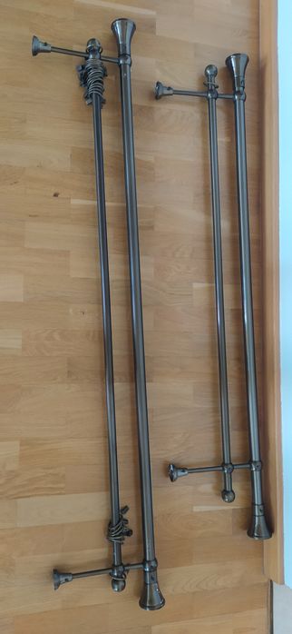 Karnisze bmetalowe podwójne