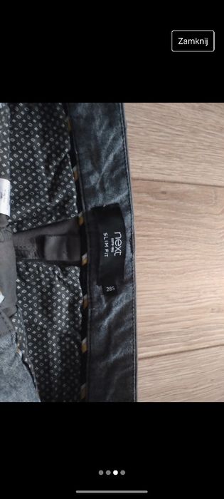 Nowe spodnie garniturowe chłopięce next XS-S