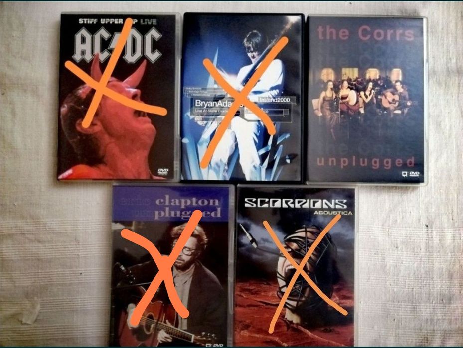 Dvds de musica diversos (como novos)