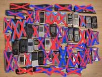 Stare telefony komórkowe kolekcja zestaw złom odzysk elektronika Nokia