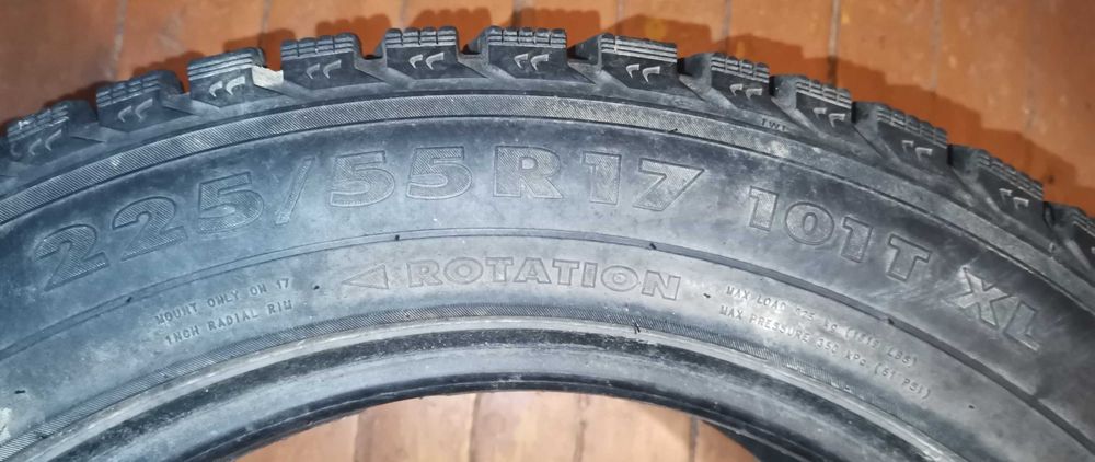Зимняя шина 225/55 R17, Nokian Hakkapeliitta 5 XL шип M+S
