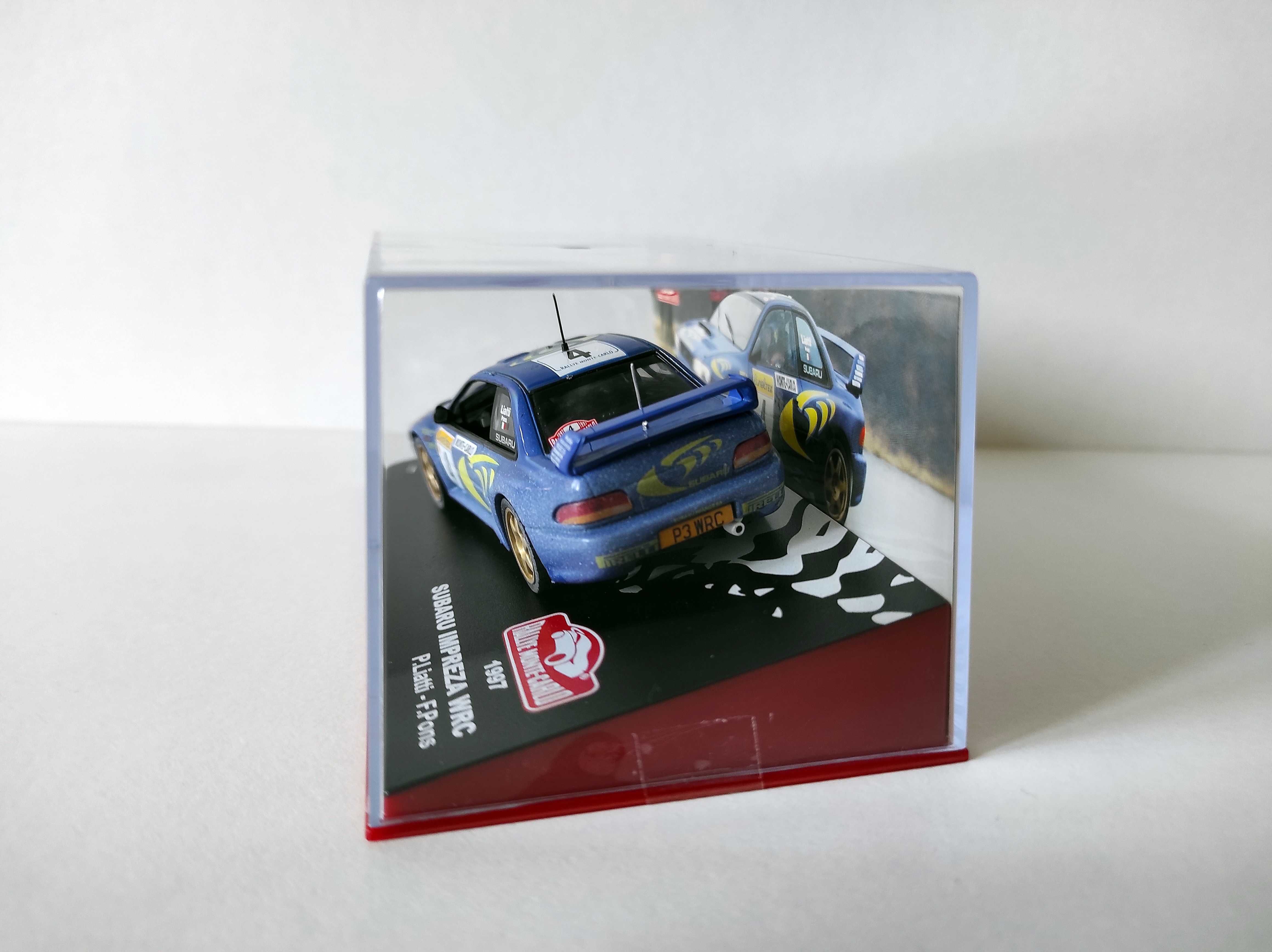 2 Modele Rajdowe Subaru Impreza WRC 97 New Zealand 2001 r R.Burns 1:43