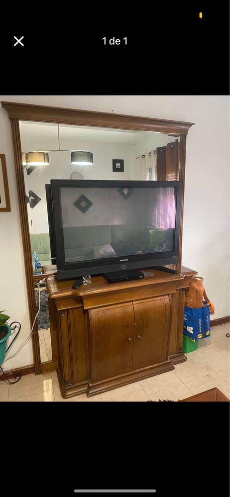 Sapateira com espelho grande  ou aparador
