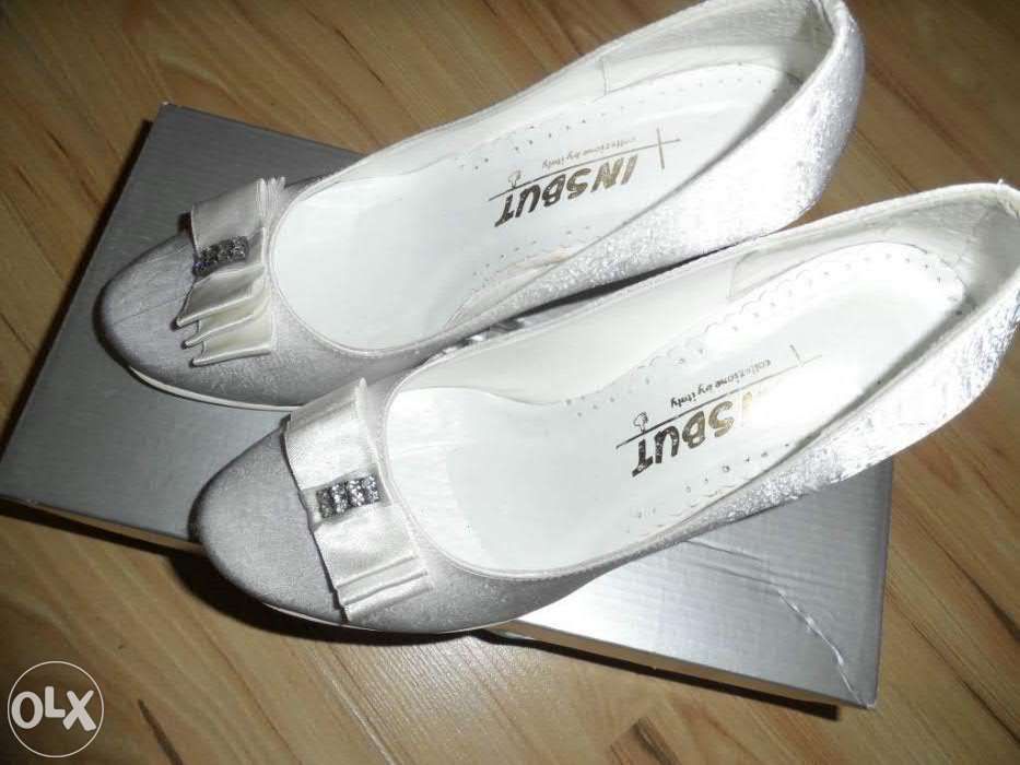 białe buty ślubne INSBUT roz.37