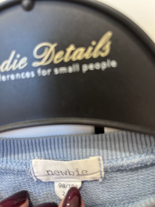 Bluza newbie 98 / 104 błękitna kappahl