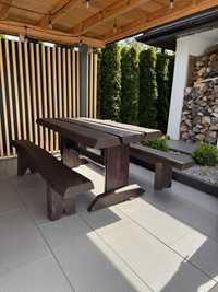 Stół ogrodowy drewniany altana ławki