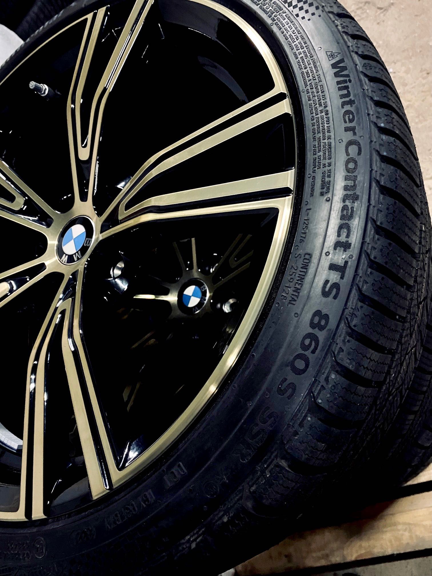 Koła zimowe 19” BMW seria 2 G42 3 g20 4 G22 G23 Styling 793 Night Gold