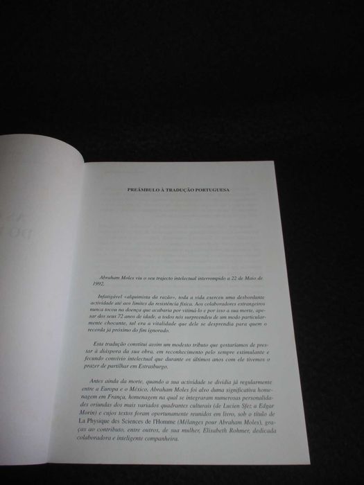 Livro As Ciências do Impreciso Abraham Moles