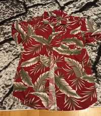 Męska bawełniana koszula hawajski wzór r.M
