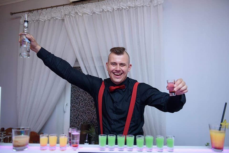 Barman Mobilny barman Drink bar ,Barman na wesele Luksusowy miksss