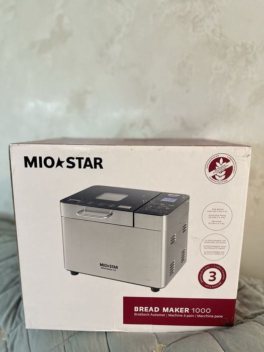 Хлібопічка mio star 1000 нова