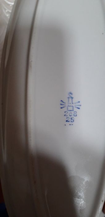 Винтажное блюдо для сельди