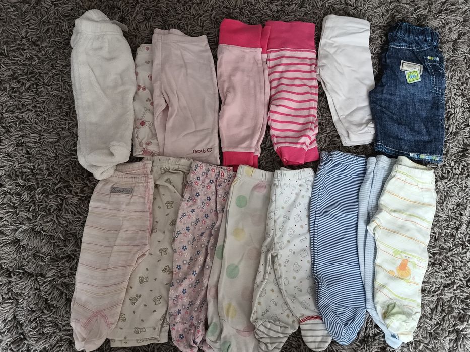 Duży zestaw ubranek dla noworodka