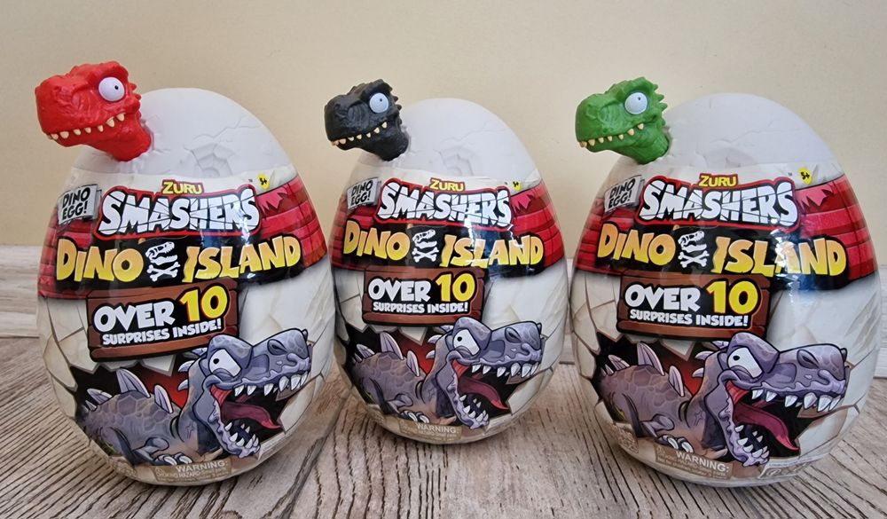 Smashers Dino Island Mini Egg T-Rex  ZURU 10 сюрпризів