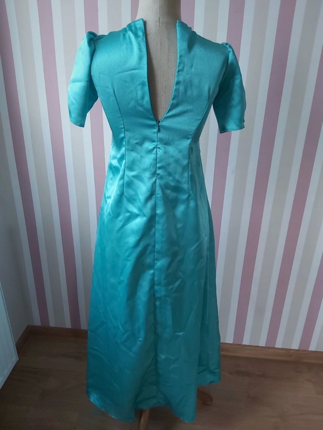 Długa sukienka handmade