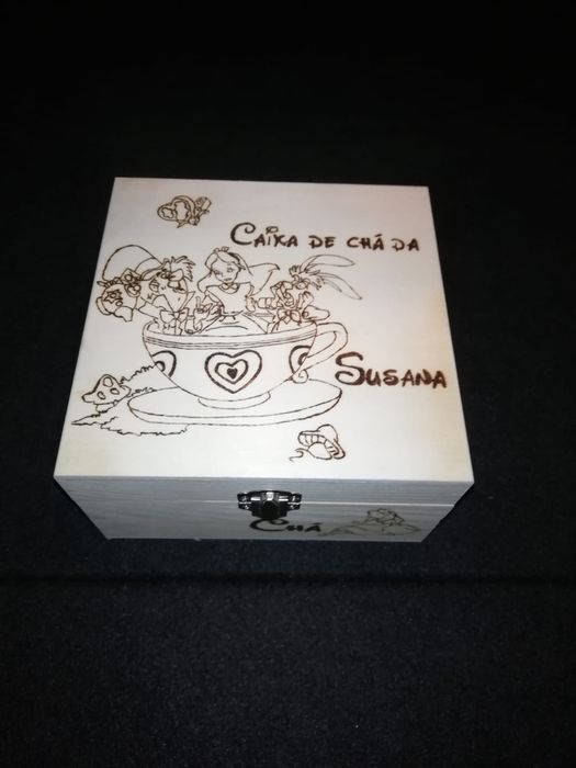 Caixa de chá personalizada