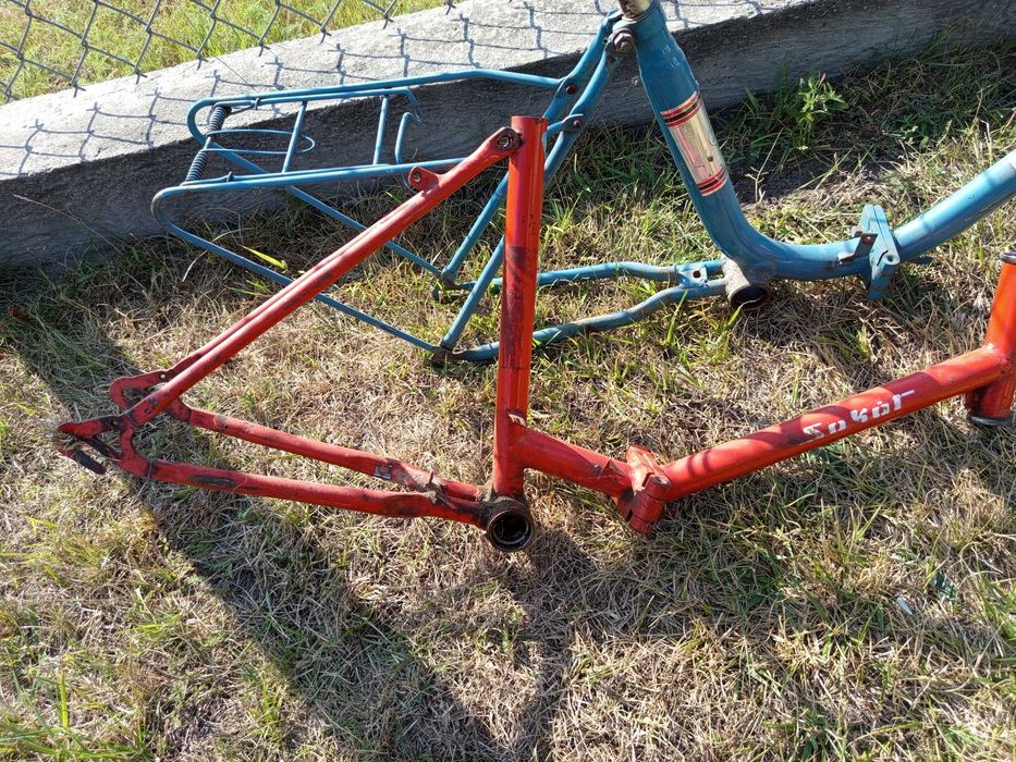 Ramy frame set Romet Universal flaming sokół retro składak vintage