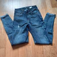 Spodnie jeans slim r36