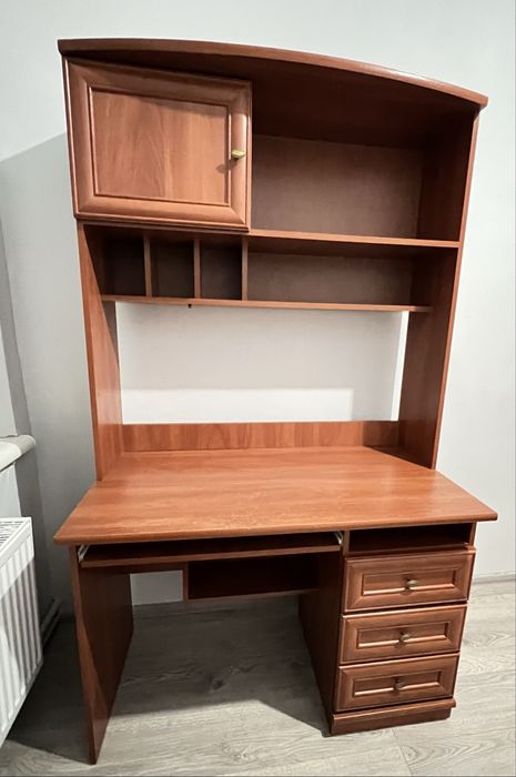 Письмовий стіл з полицями, компʼютерний стол комод