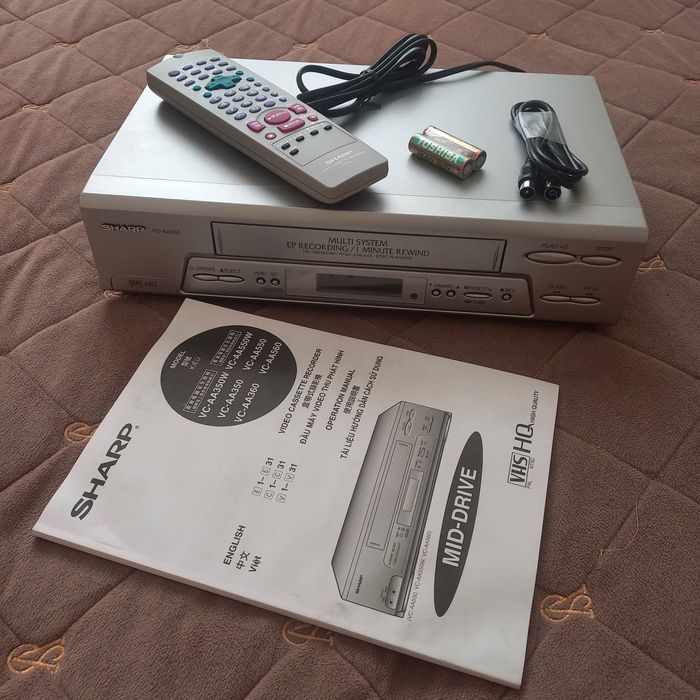 SHARP VC-AA350 відеомагнітофон касетний | колекційний новий ретро стан