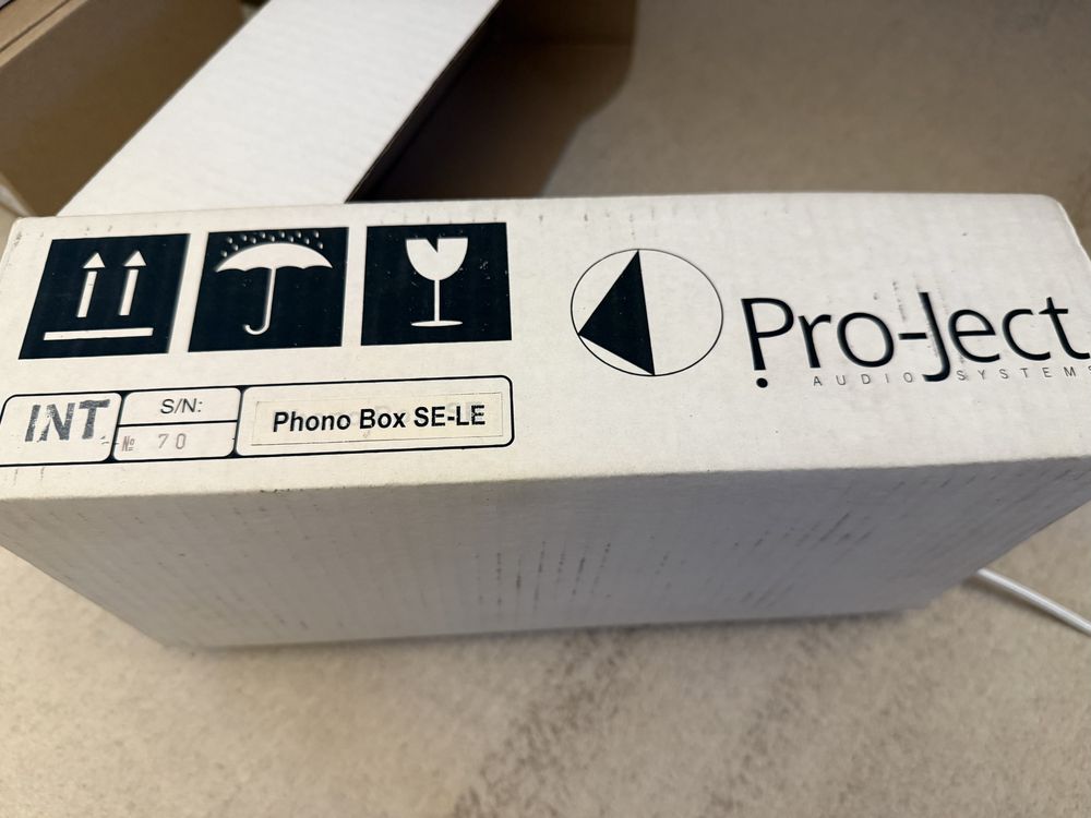 RARYTAS! złoty Pro-Ject Phono Box SE-LE przedwzmacniacz gramofonowy