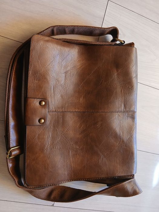 Torba męska brązowa