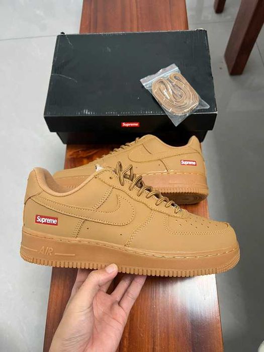 "Buty sportowe " Nike_Air_Force_1_Low_SP_Supreme_Wheat_Rozmiar 36